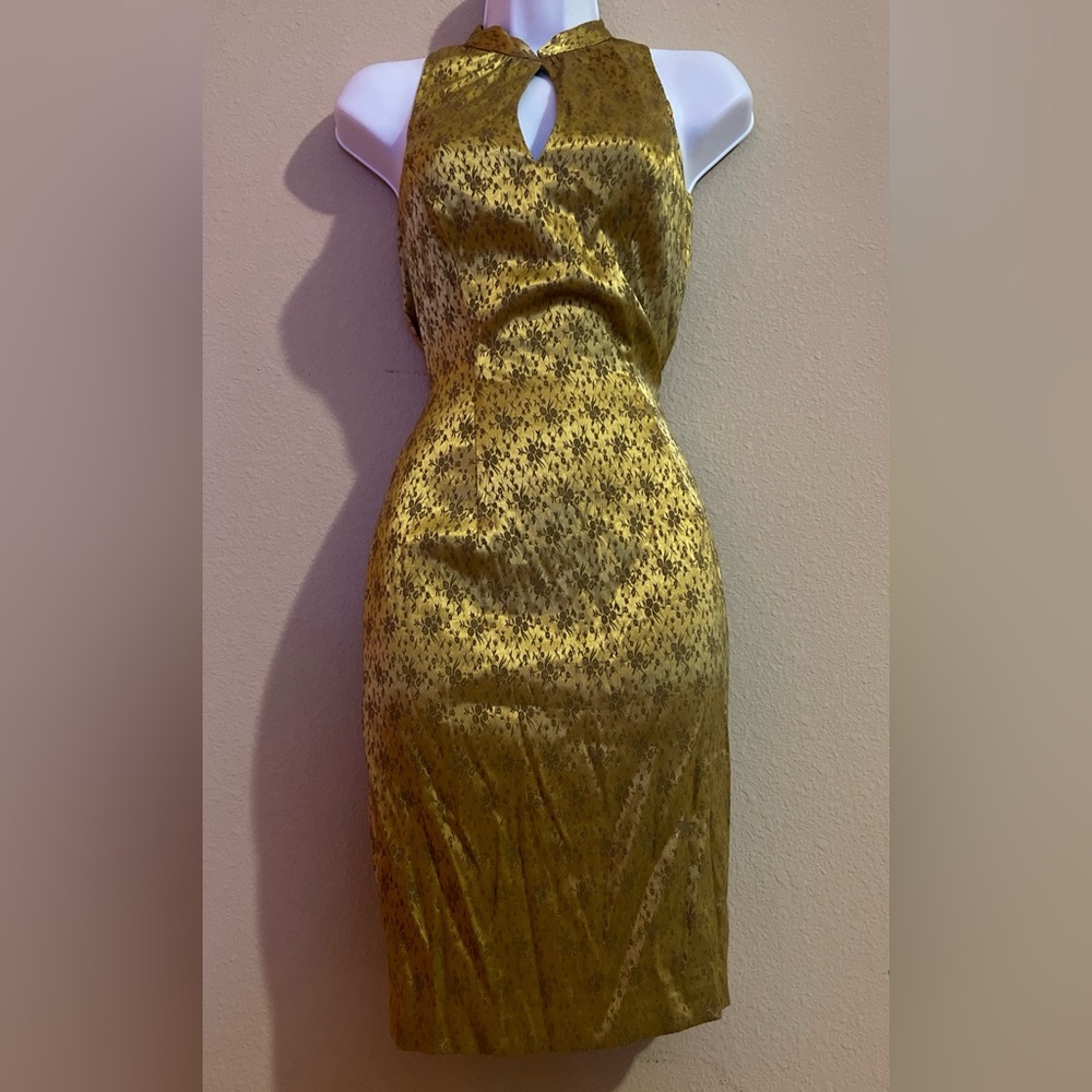 Shape FX Gold Dress